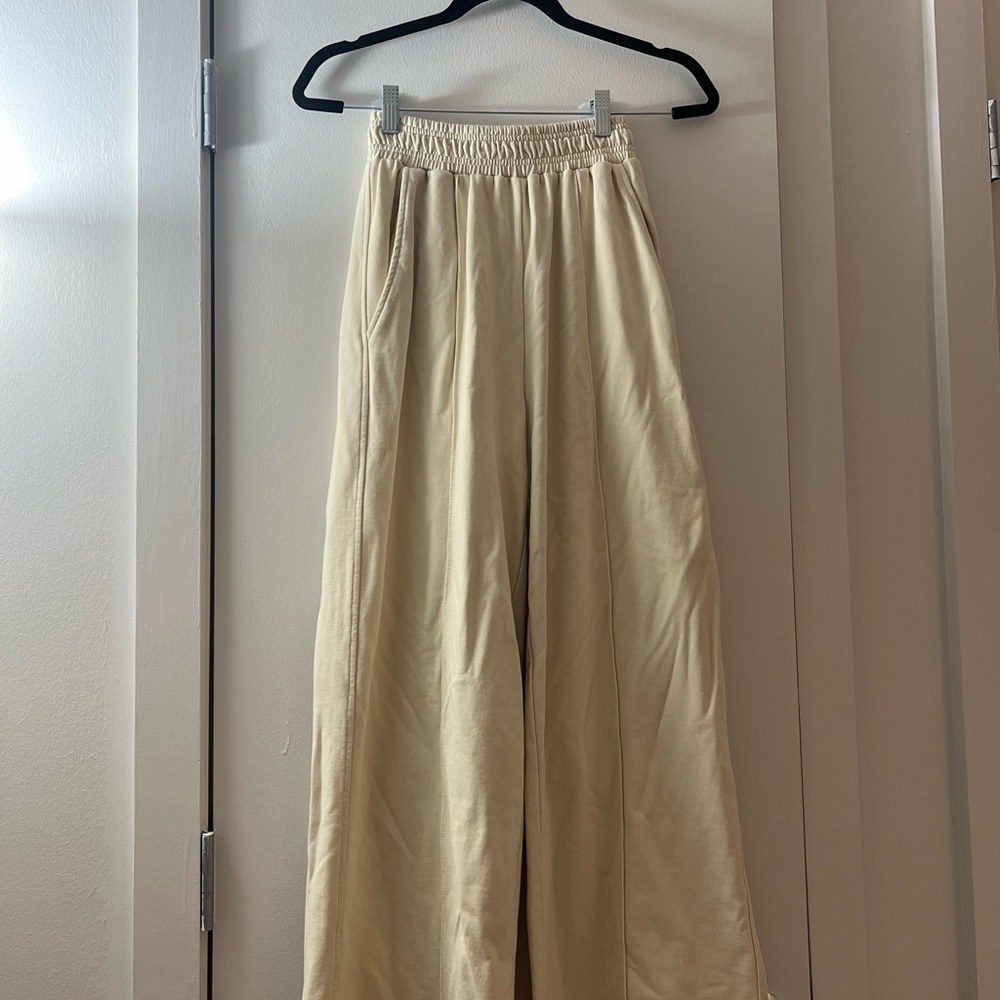 Beige Sweat Trousers